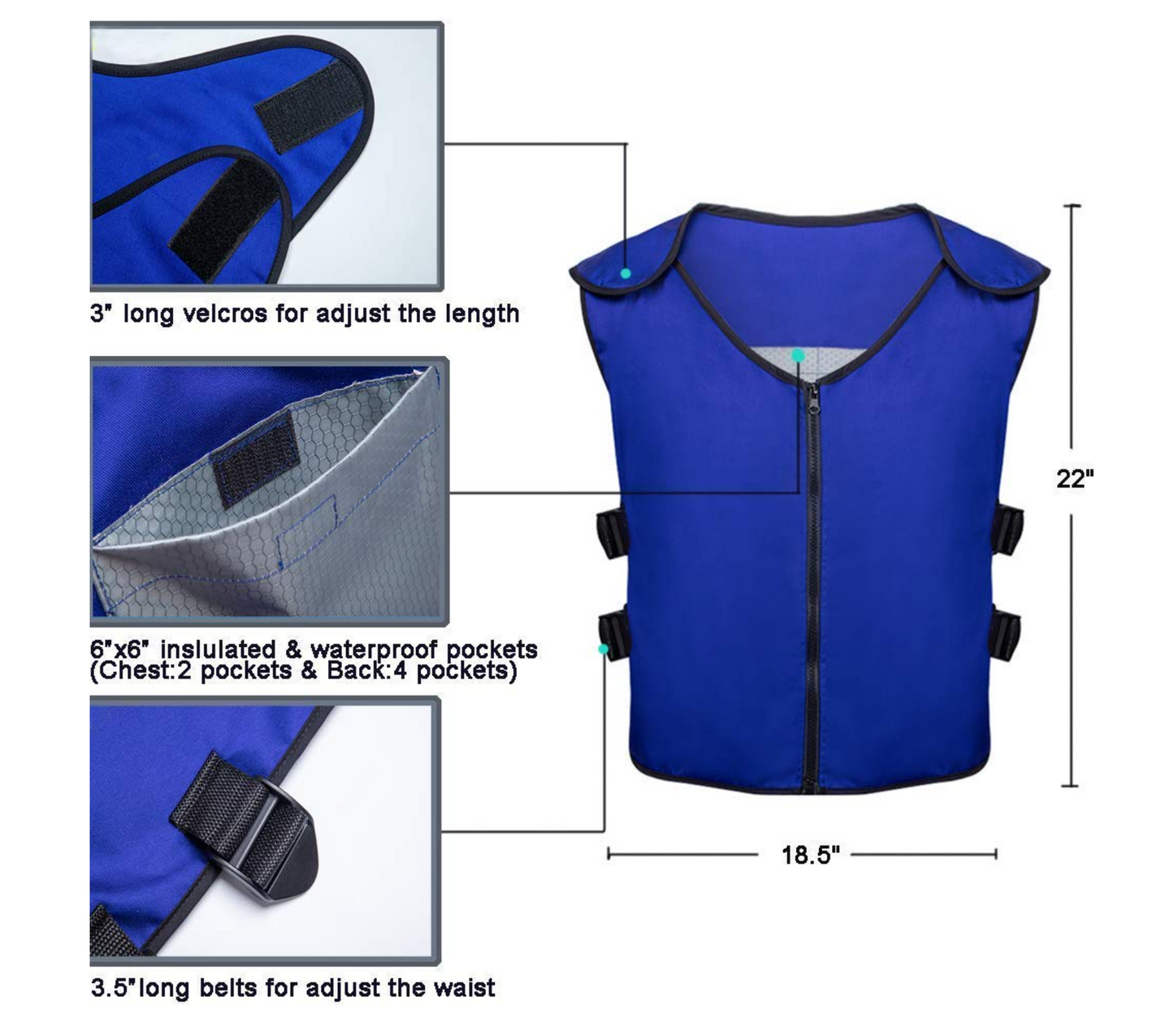 Ice Water Circulating Cooling Vest