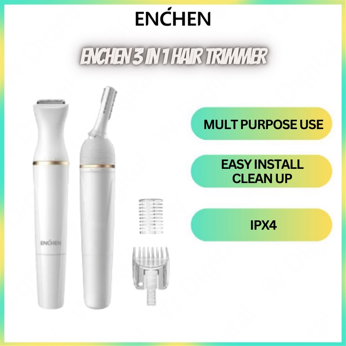 ENCHEN Mocha D Hair Epilator Shaver 3in1 Multi Purpose