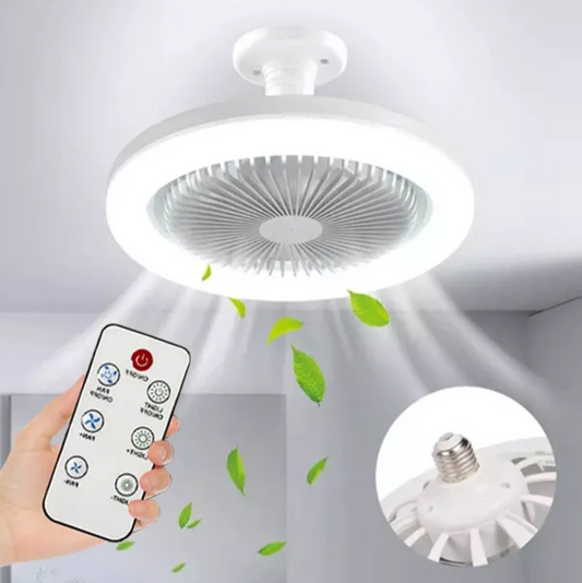 Lámpara De Ventilador Multifunción Foco Led De 30 W