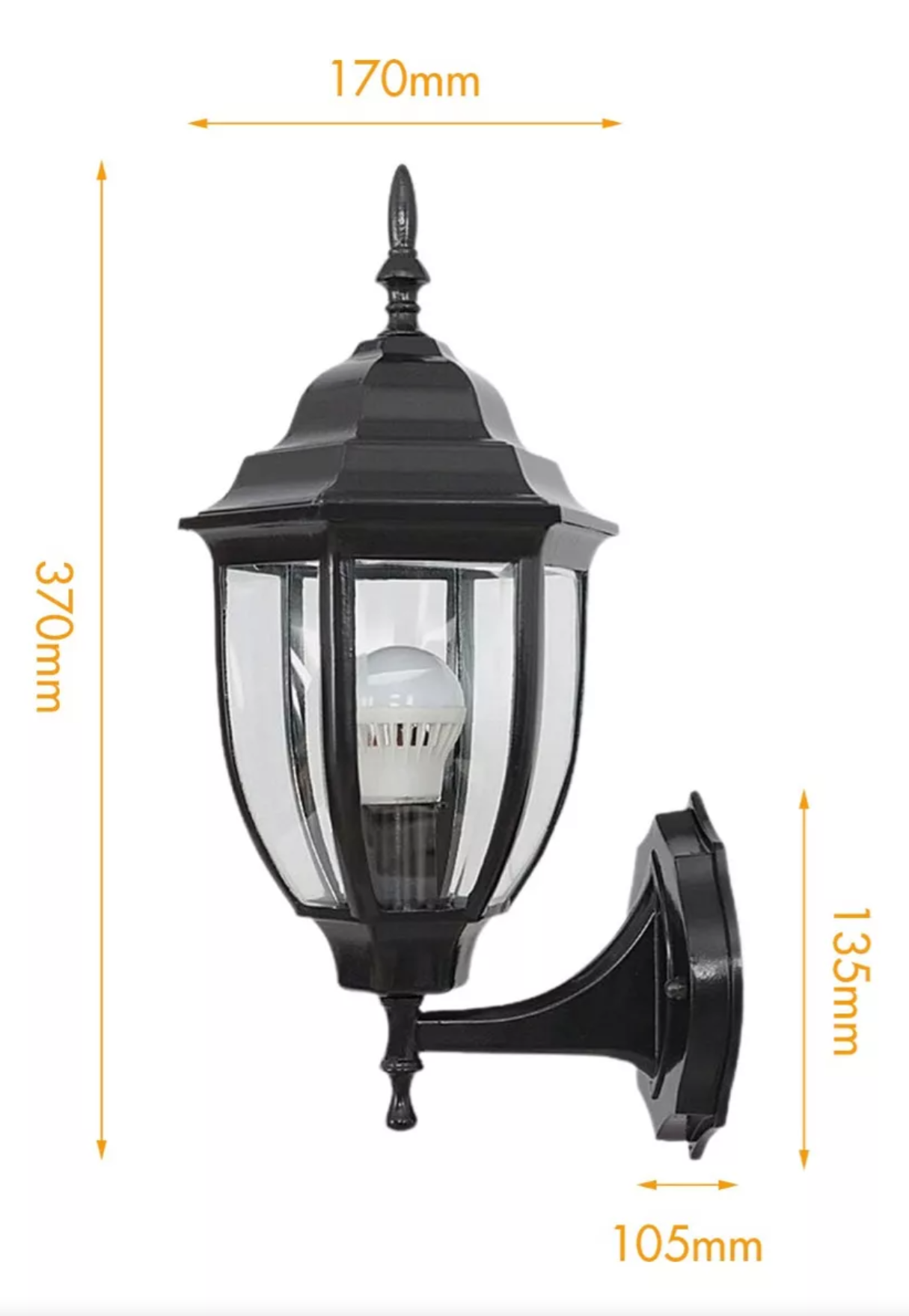 Lámpara farol de pared Genérica MXQ-061 110V/220V