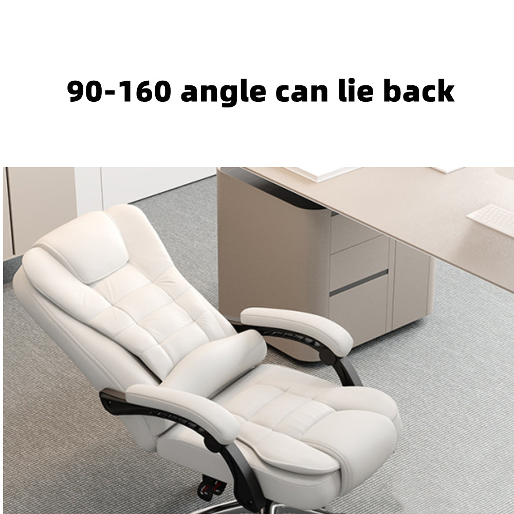 Office Chair Employee Chair Leisure Chair Lift Swivel Chair Beige 60*50*124 cm