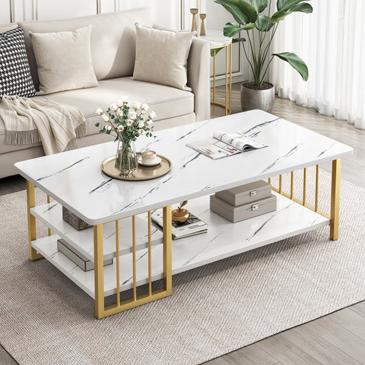 Coffee Table White 120x60x41 CM