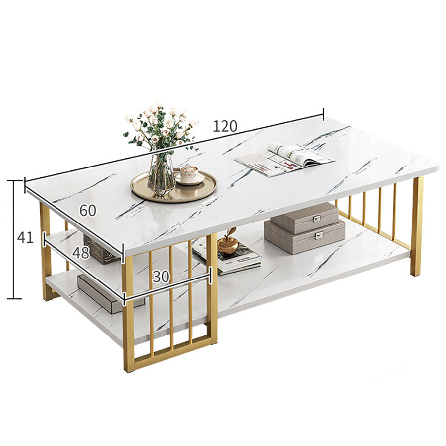 Mesa de centro blanca 120x60x41 CM